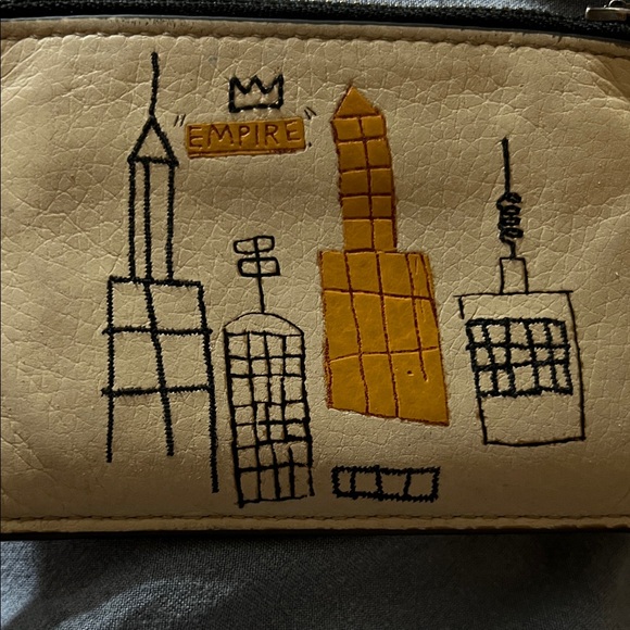 Coach x Jean-Michel Basquiat collection featuring artwork Basquiat's 1982 Mecca